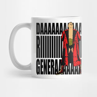 Red General (black letters) Mug